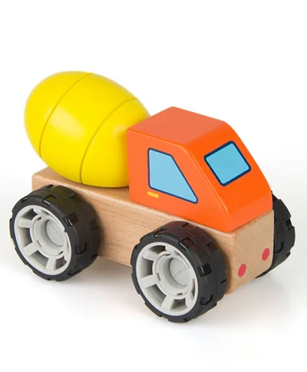 آي وود - خليط نماذج سيارات خشبية صغيرة - متعدد الألوان