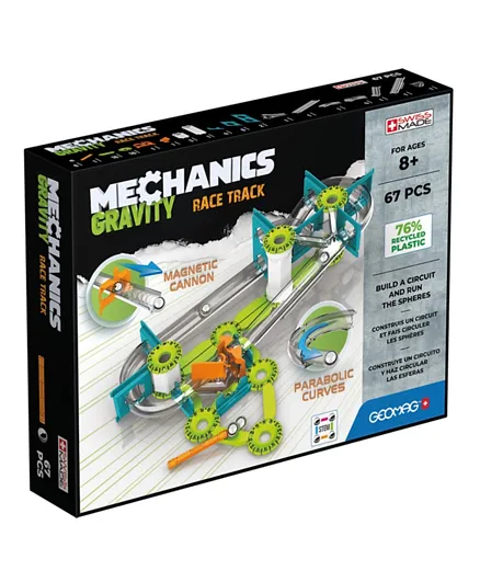 Geomag Mechanics Gravity RE Race Track - 67 Pieces