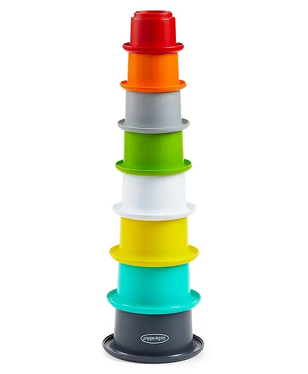 Infantino Stack N Nest Cups Multicolour - 8 Pieces