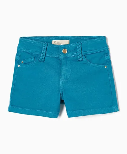 Zippy Twill Shorts - Blue