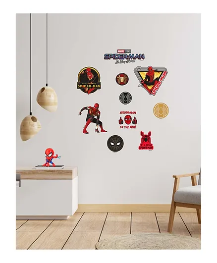 Spiderman No Way Home Reusable Wall Sticker - Multicolour
