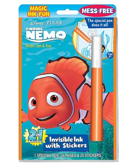 Disney Pixar Finding Nemo Ocean Sun & Fun Magic Pen Painting Book - English