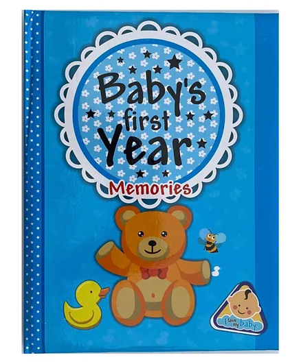 Future Books Baby First Year Memories Blue - English