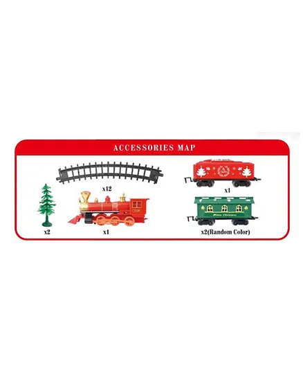 HYP Christmas Train Track Play Set - 18 Pieces