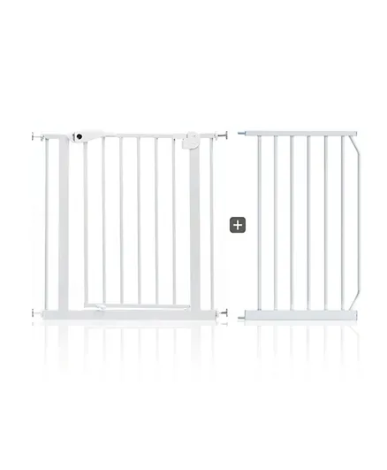 Babysafe Metal Safety Gate With 45cm Extension - White
