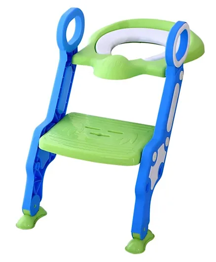 Eazy Kids Step Stool Foldable Potty Trainer Seat - Green