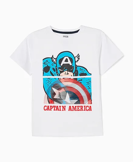 Zippy Captain America T-shirt - White