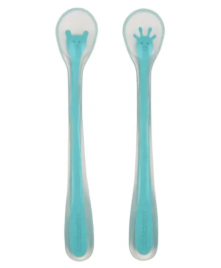 Bebeconfort Silicone Spoon Pack of 2 - Blue