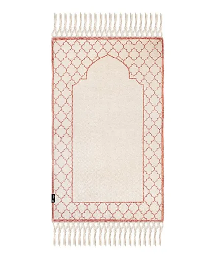 Khamsa Comfort Muslim Rug Prayer Mat with Added Foam Pad For Children Zahri - Pink