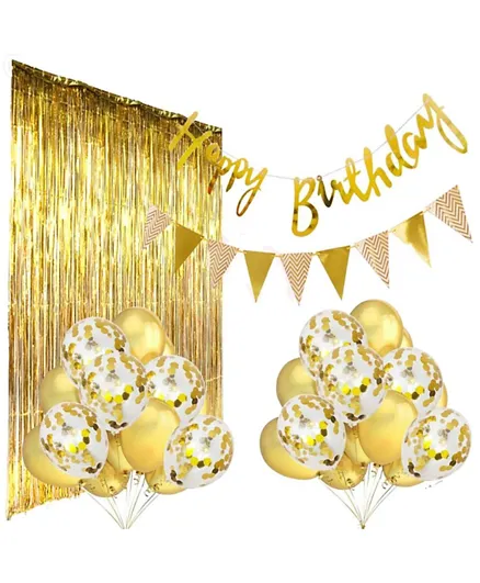 Party Propz Happy Birthday Decoration Combo - Pack of 20