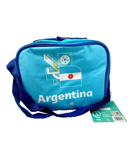 حقيبة غداء مربعة فيفا 2022 للأرجنتين - أزرق