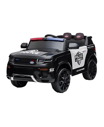 مايتز - سيارة شرطة 911 كهربائية للركوب 12 فولت - أسود