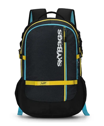 Skybags Herios Plus 03 Unisex Black Daypack Backpack SK BPHERP3BLK - 30L