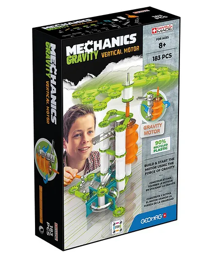 Geomag Mechanics Gravity RE Vertical Motor - 183 Pieces