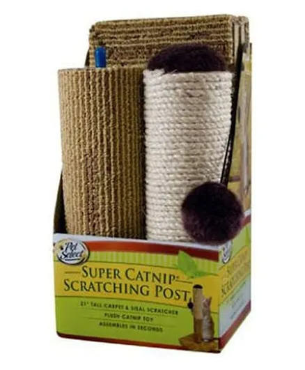 Four Paws Sisal & Carpet Cat Scratcher - 20' 20' inches