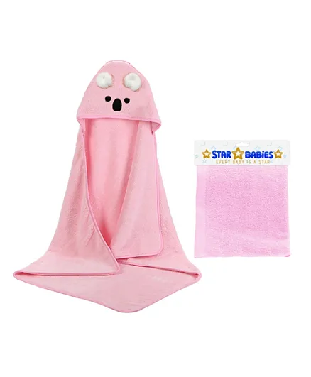 Star Babies Color Mood Combo of Hooded & Face Towel
