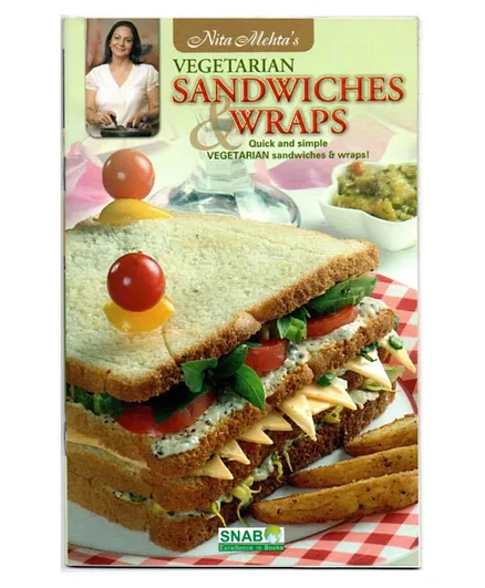 Vegetarian Sandwiches & Wraps - 70 Pages