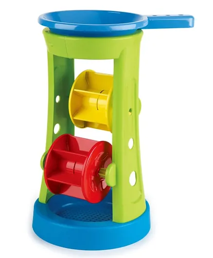 Hape Double Sand And Water Wheel - Multicolour l