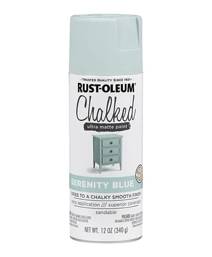 RustOeum Series Chalked Ultra Matte Spray Paint - Serenity Blue