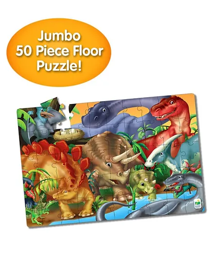 Learning Journey Jumbo Puzzle Dinosaurs - 50 Pieces