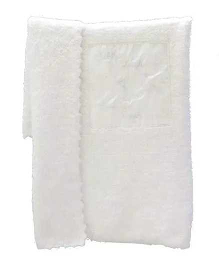 Barefoot Dreams Cozychic Receiving Blanket - White