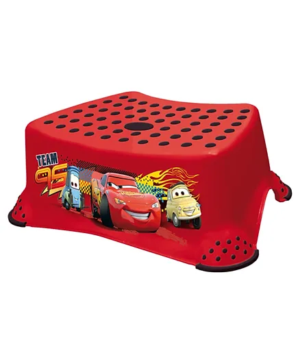 Keeeper Cars Step Stool With Anti-Slip-Function - Red