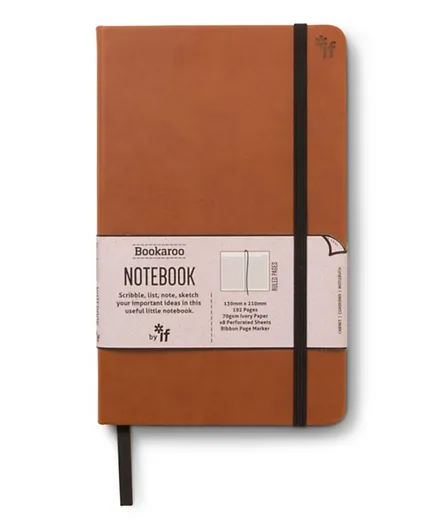IF Bookaroo A5 Notebook Journal - Brown