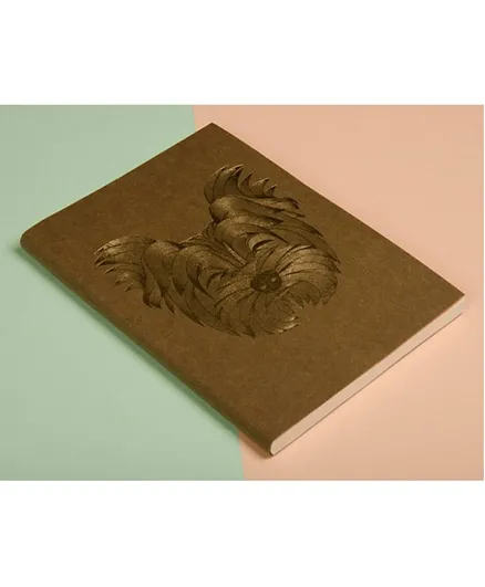 Happily Ever Paper Dog Illustration Notebook - 192 Pages