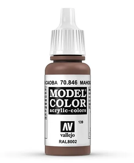 Vallejo Model Color 70.846 Mahogany Brown - 17mL