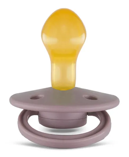 مصاصة ريبيل مونو من المطاط الطبيعي دائرية الشكل مقاس 2 - لون برقوق