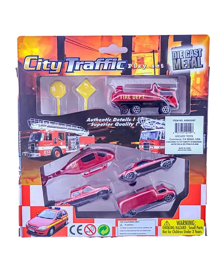 Artoy Diecast Cars & Trucks Playset Pack of 7 - Assorted Design