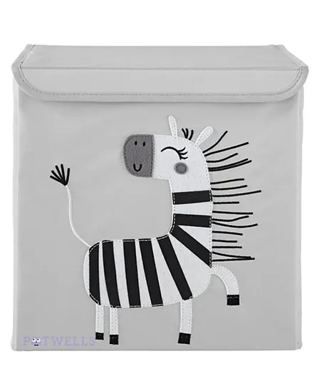 Potwells Childrens Storage Box - Zebra