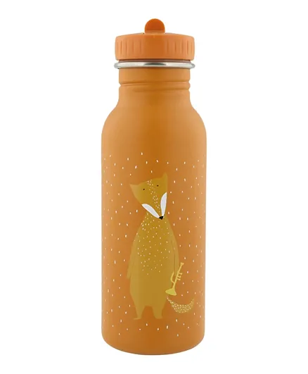 زجاجة ماء ستانلس ستيل تريكسي مستر فوكس - برتقالي 500 مل