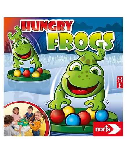 Noris Hungry Frogs Game - 2 to 4 Players