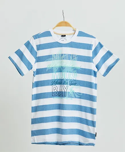 Beverly Hills Polo Club Sand Meets The Sea Tee - Blue