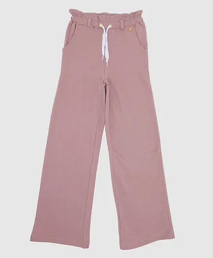 R&B Kids Flared Terry Jogger - Pink