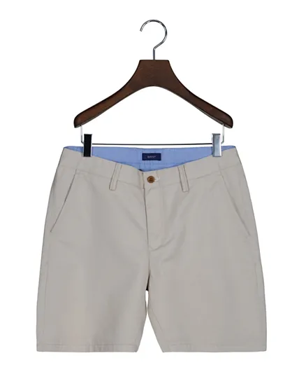 Gant Chino Putty Shorts - Off White