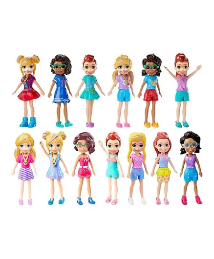 Polly Pocket Doll with Trendy Outfits 8.89cm - Assorted