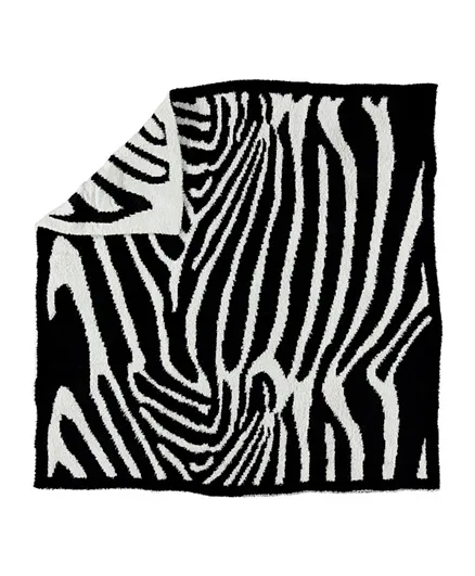 Barefoot Dreams In The Wild Receiving Blanket - Zebra