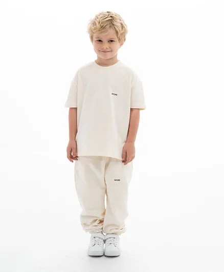 TWAN 4Seasons Kids Organic Oversized T-shirt - Off White