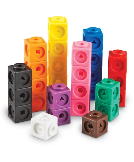 Learning Resources Math link Cubes - 100 Pieces