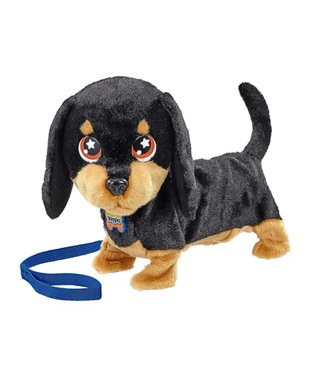 Animagic Waggles the Sausage Dog Soft Toy - 21 cm
