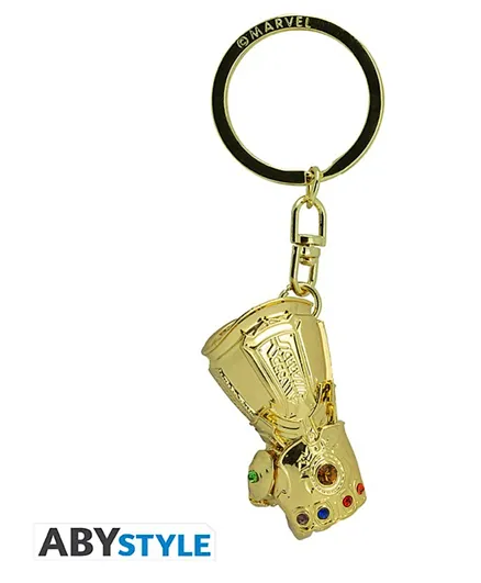 Abystyle Infinity Gauntlet Marvel Keychain - Golden