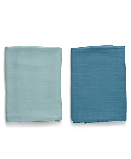 Anvi Baby Organic Bamboo Swaddle Green Fields - Pack of 2