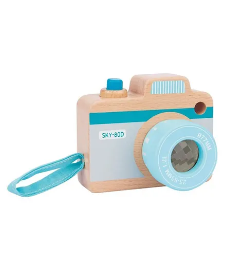 Lelin Wooden My First Camera - Blue