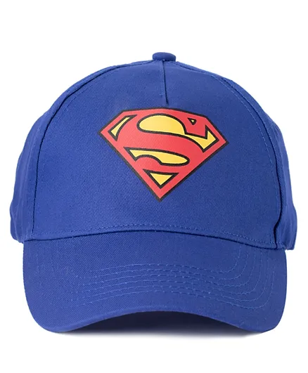 DC Super Hero Superman Snapback Summer Cap - Blue