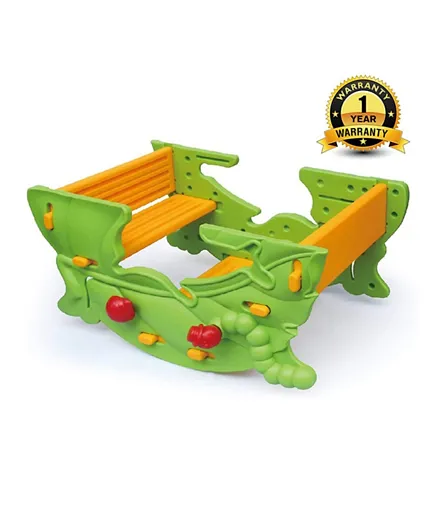 Ching Ching Dolphin Seesaw & Leaf Table - Green