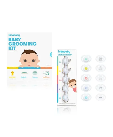 Fridababy Baby Grooming Kit + Paci Weaning System - 5 Pieces
