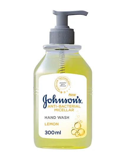 Johnson & Johnson Anti Bacterial Micellar Lemon Hand Wash - 300ml