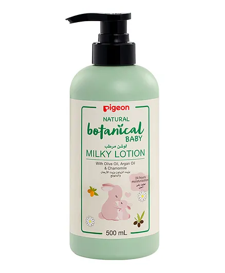 Pigeon Natural Botanical Baby Milky Lotion - 500ml